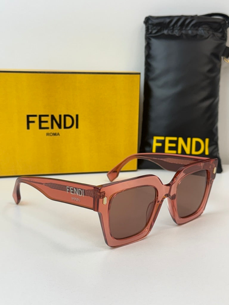 Fendi Roma FE40101I Sunglasses in Red – Designer Daydream