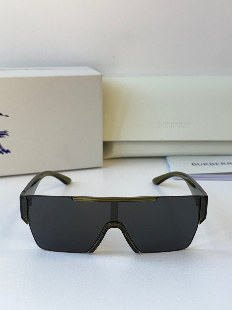 Burberry BE4291 Gafas de sol con escudo espejado en dorado