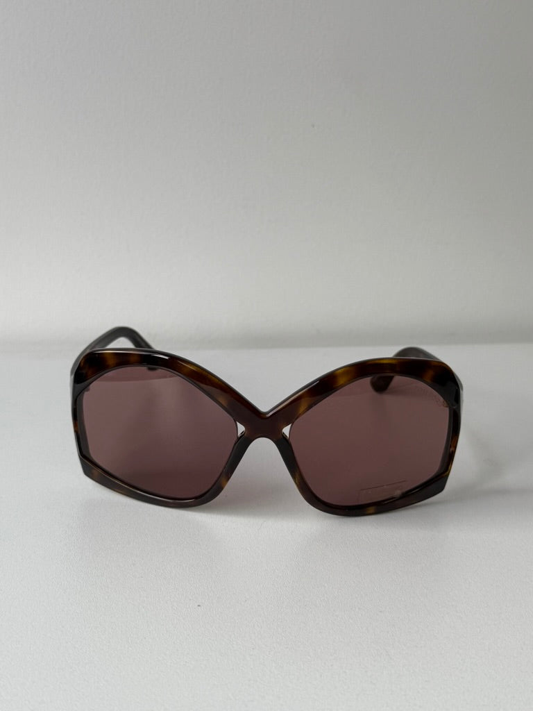 Tom Ford Cheyenne FT0903 Brown Oversized Sunglasses