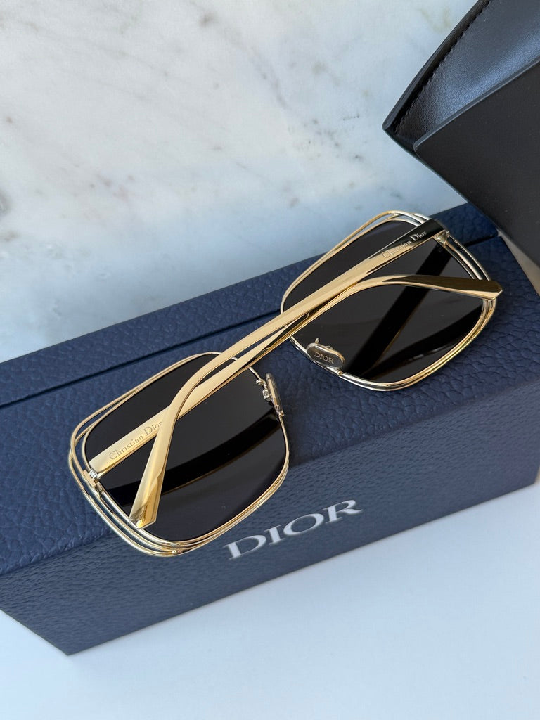 Dior Fildior S1U Sunglasses in Gold Blue