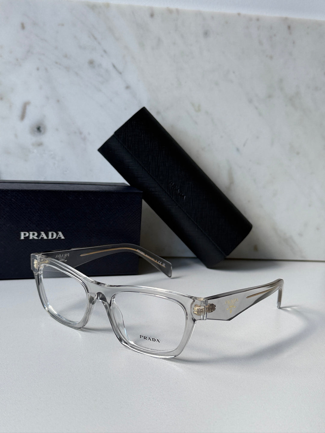 Prada PR B01V Eyeglasses Frames in Clear