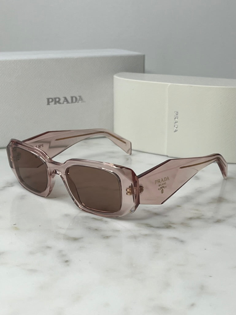 Prada PR17WS Sunglasses in Transparent Peach