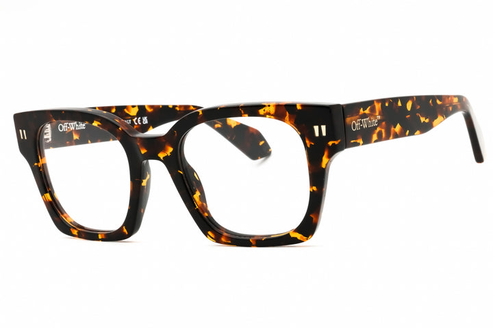 Off White Style 7U Eyeglasses Frames in Havana
