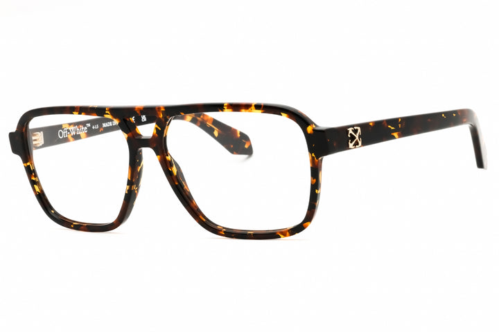 Off White Style 81 Pilot Eyeglasses Frames in Tortoise