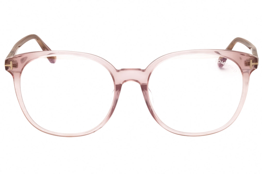 FT5671-F-B Pink Round Oversized Bluelight Frames