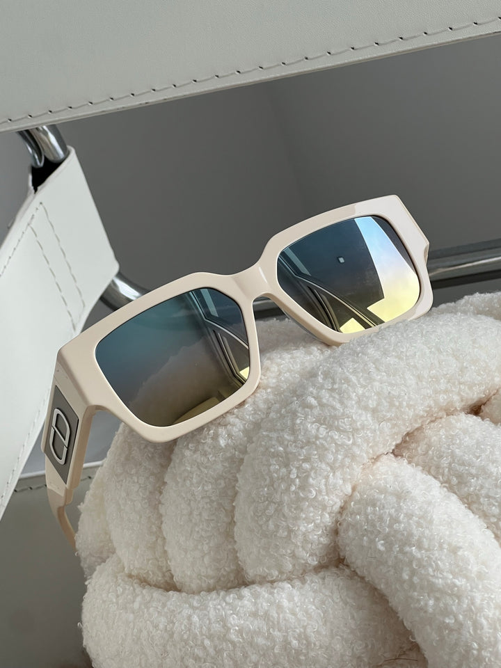 Dior CD SU Sunglasses in Ivory Mirror