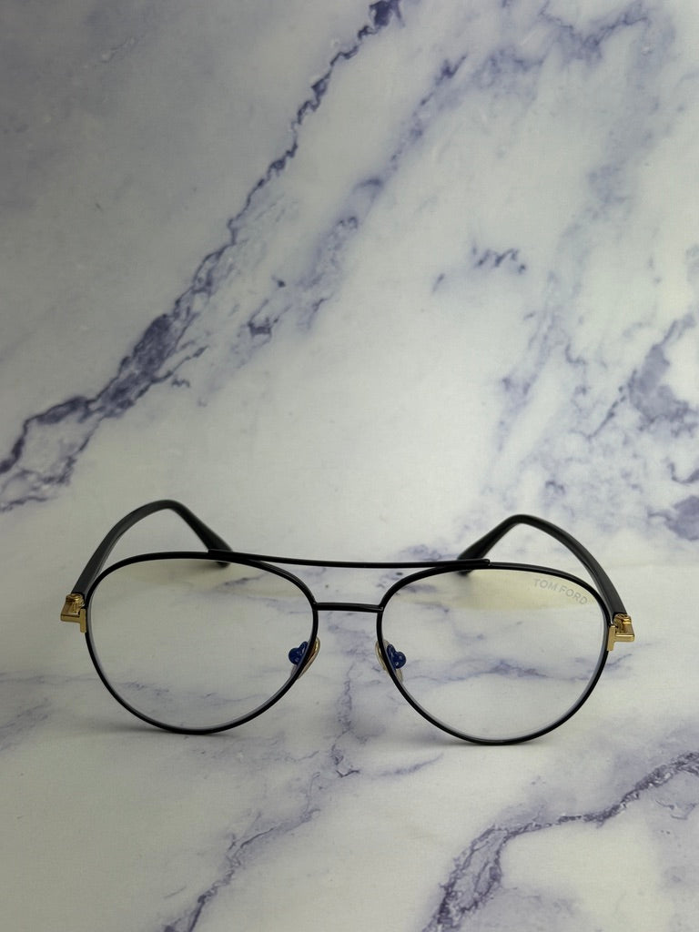 Tom Ford FT5768-B Marcos de luz azul marrón