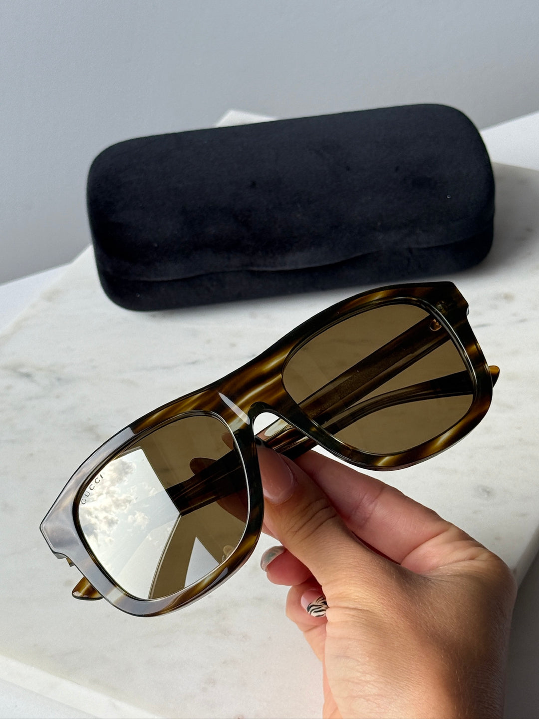 Gucci GG1316S Sunglasses in Brown Havana