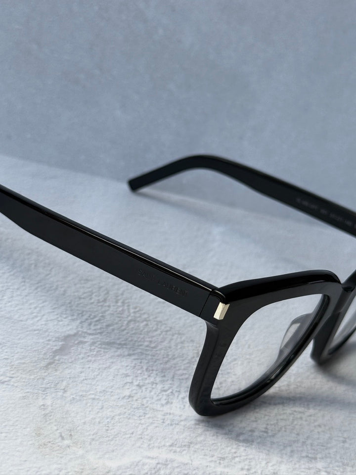 Monturas de anteojos Saint Laurent SL291 Mica Cat Eye en marrón