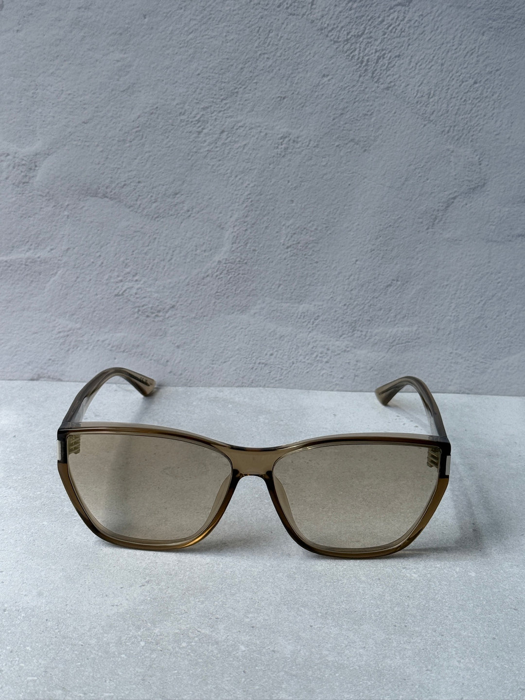 Saint Laurent SL758/F Mask Sunglasses in Champagne Mirror