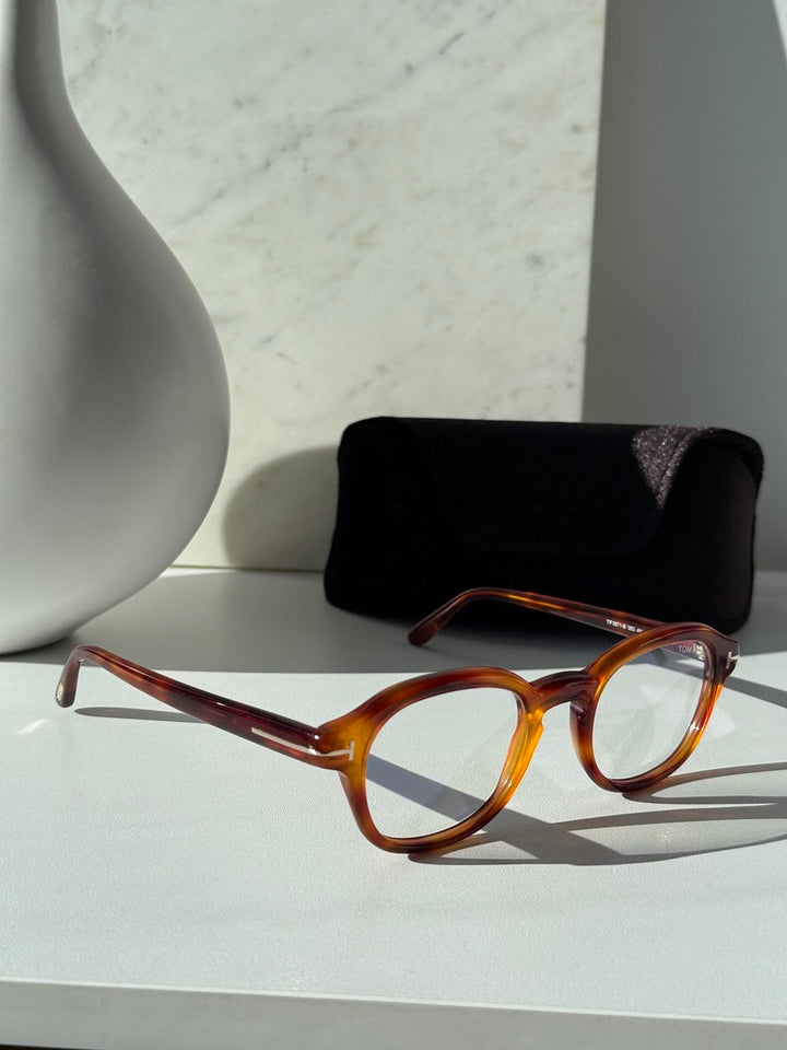 Tom Ford FT5871-B Brown Bluelight Frames