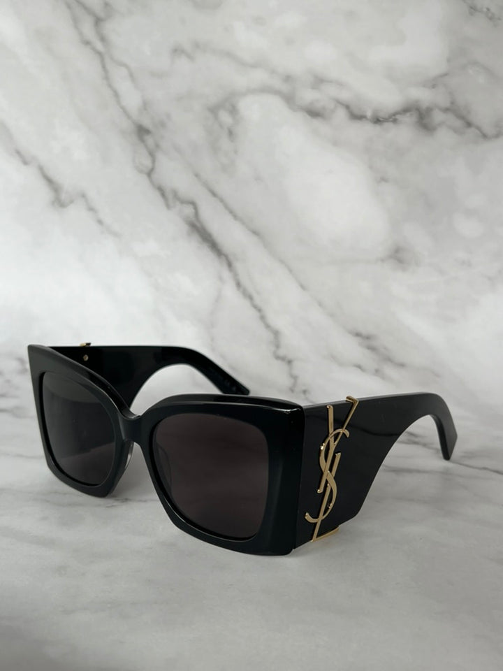 Saint Laurent Blaze SL M119 Sunglasses in Black