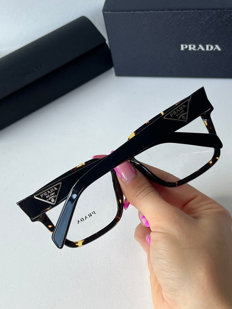 Prada PR08ZV Frames in Tortoise Black Malt