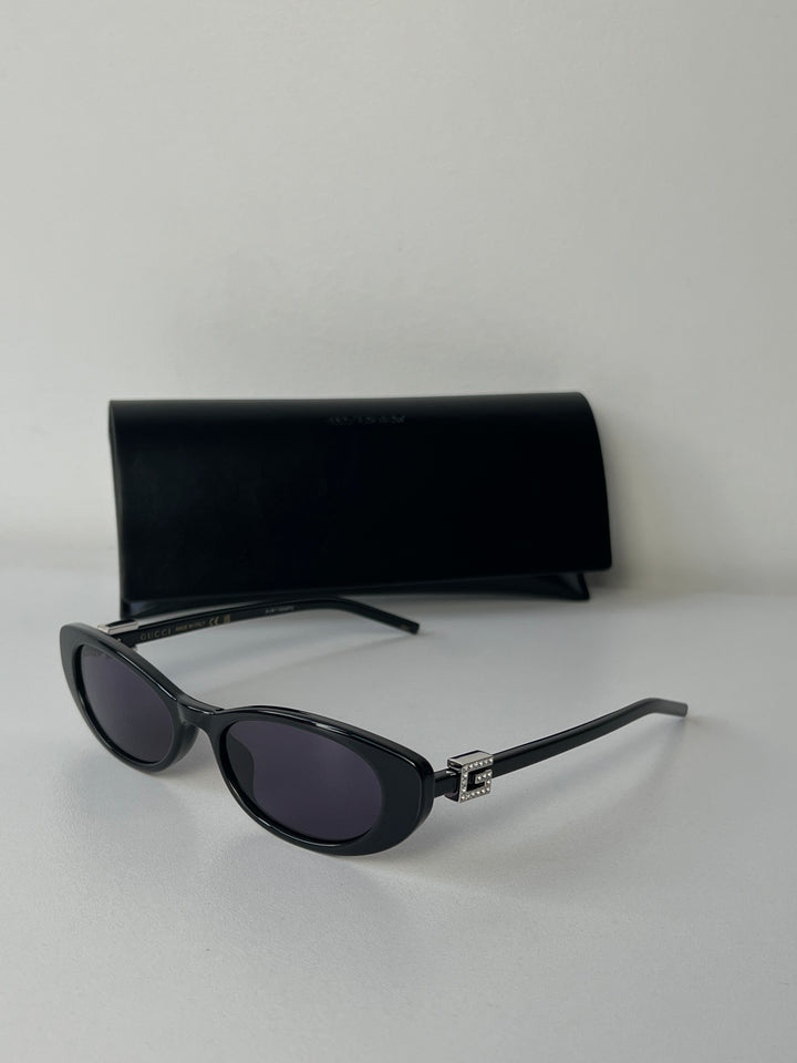 Gafas de sol negras con mariposa y logo Marmont de Gucci GG0765SA