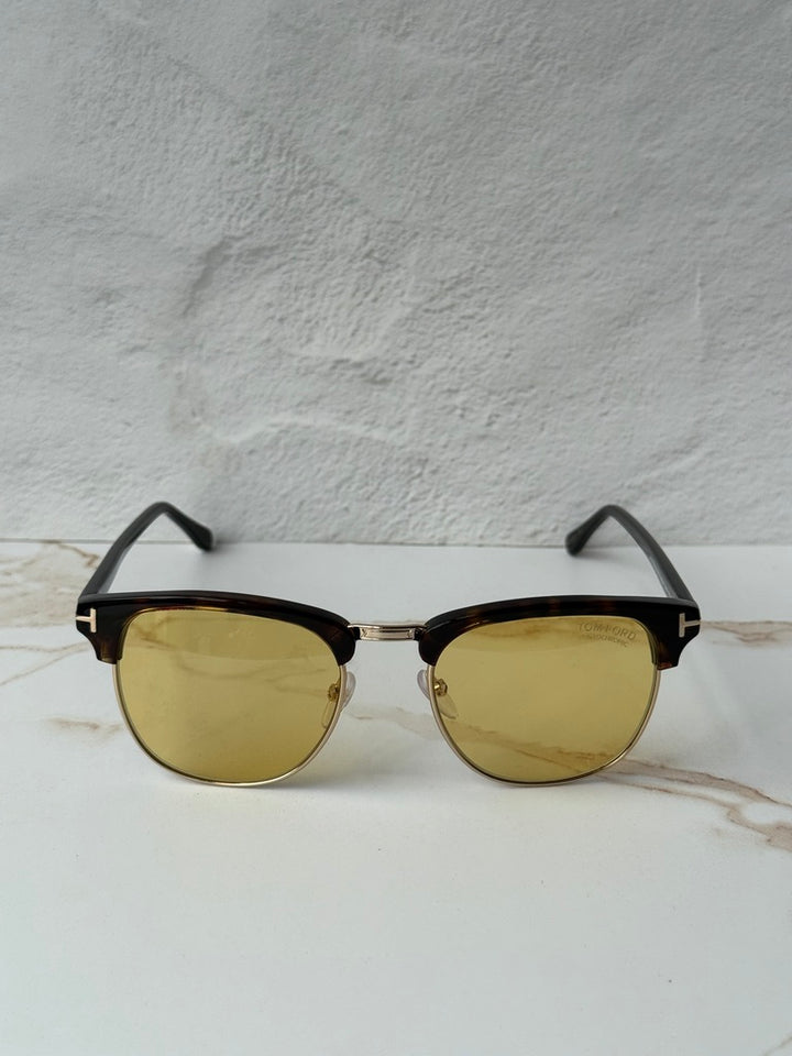 Tom Ford FT0248 Henry Sunglasses in Havana Yellow Photochromic