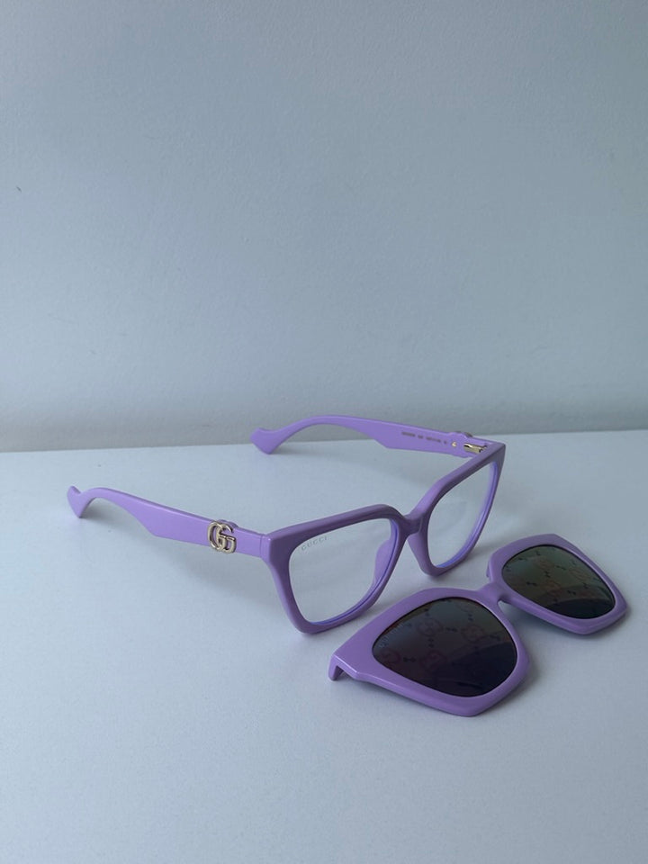 Gucci GG1542S Clip On Sunglasses in Violet