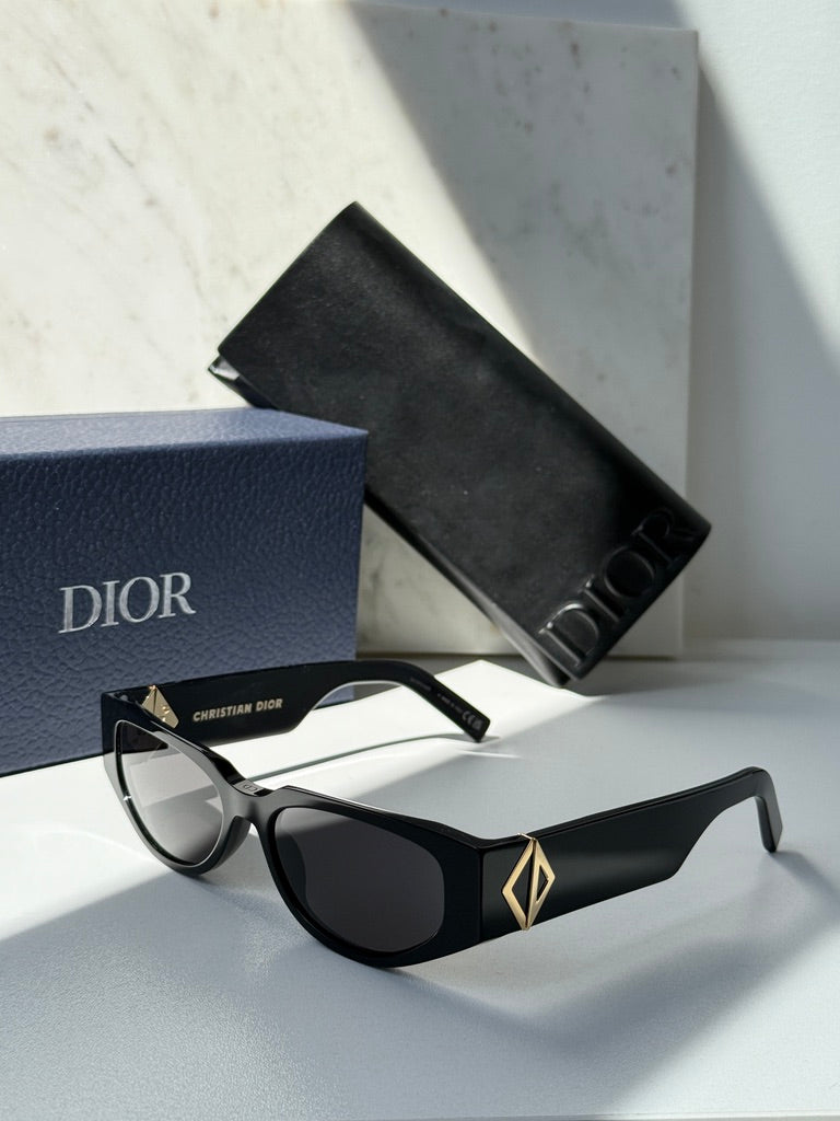 Dior CD Diamond S7F Cactus Jack Sunglasses in Black