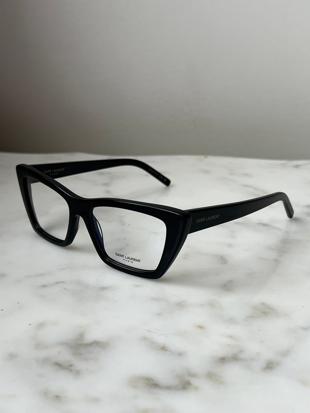Saint Laurent SL291 Mica Cat Eye Eyeglasses Frames in Black