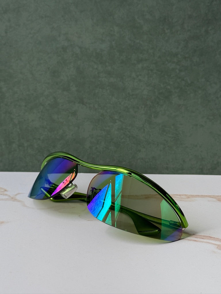 BV1174S Green Mask Sunglasses