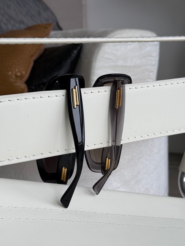 Bottega Veneta BV1281S Black Mask Sunglasses