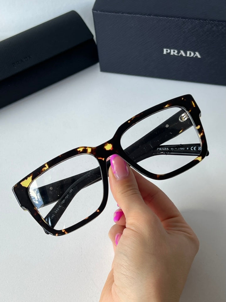 Prada PR08ZV Frames in Tortoise Black Malt