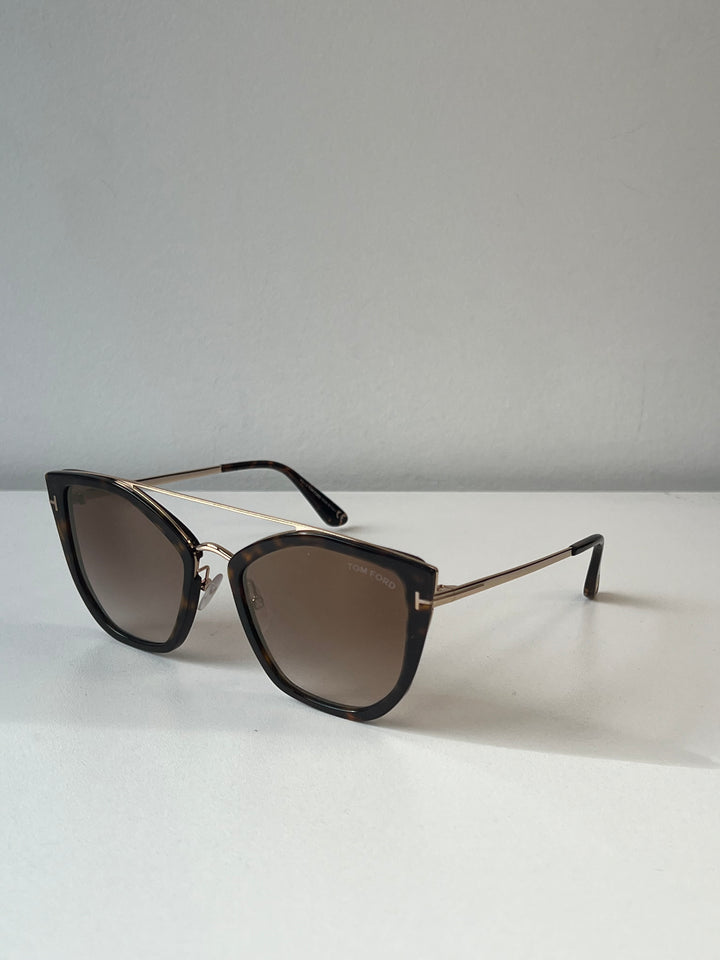 Tom Ford Dahlia FT0648 Sunglasses in Brown Mirrored Designer Daydream