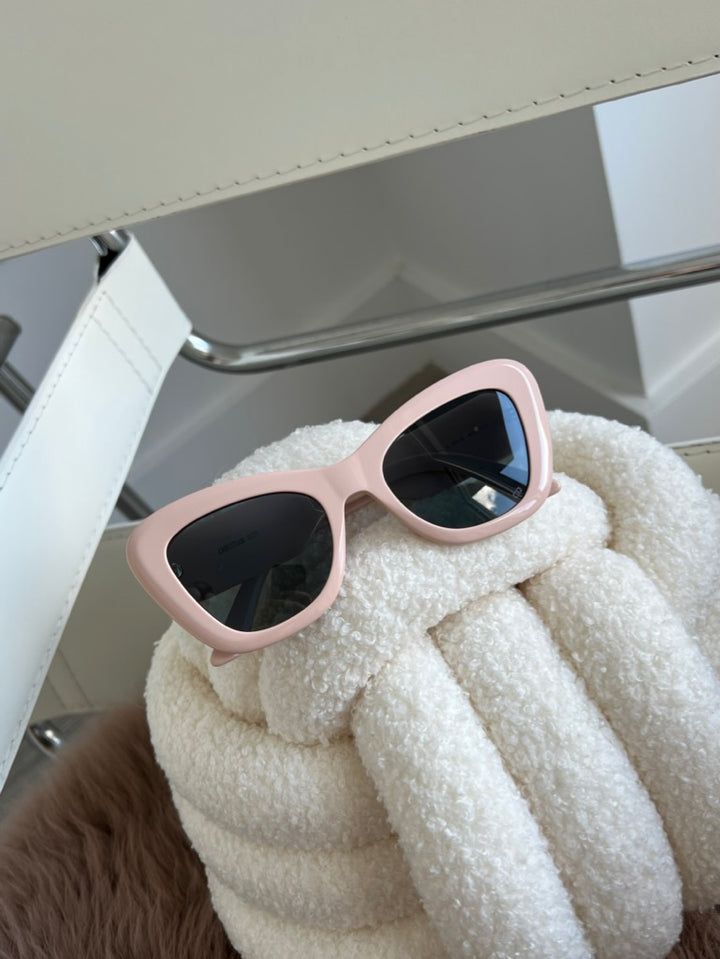 Dior Bobby B1U Cat Eye Sunglasses in Nude Beige