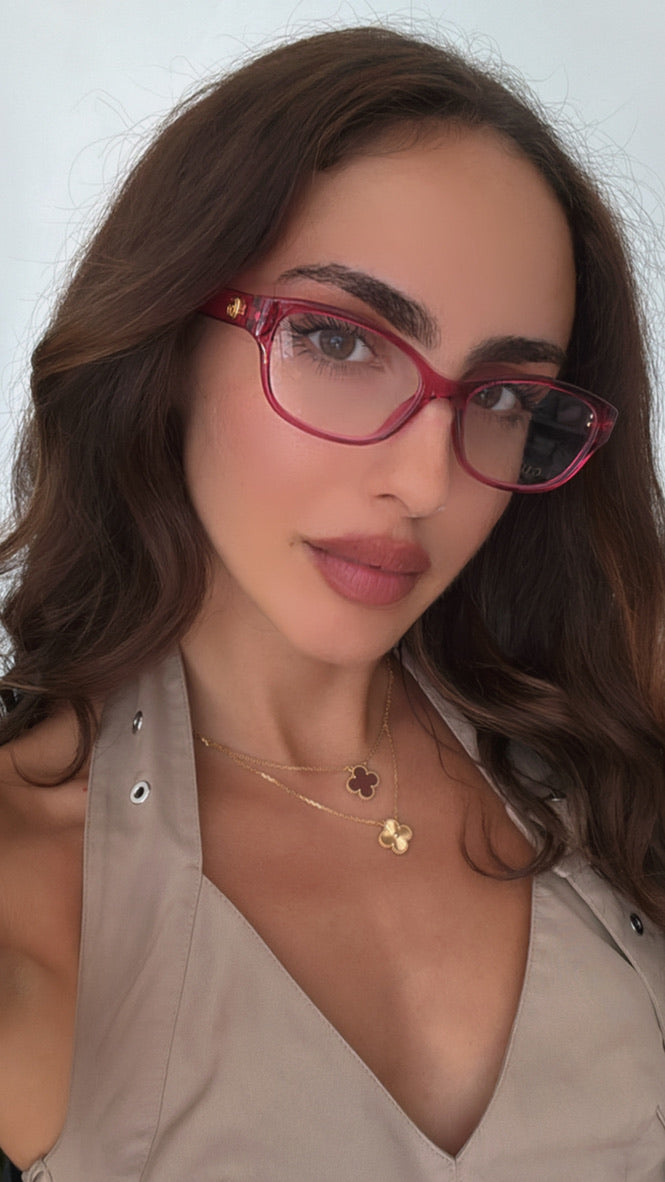 Gucci GG0717O Pink Eyeglasses Frames