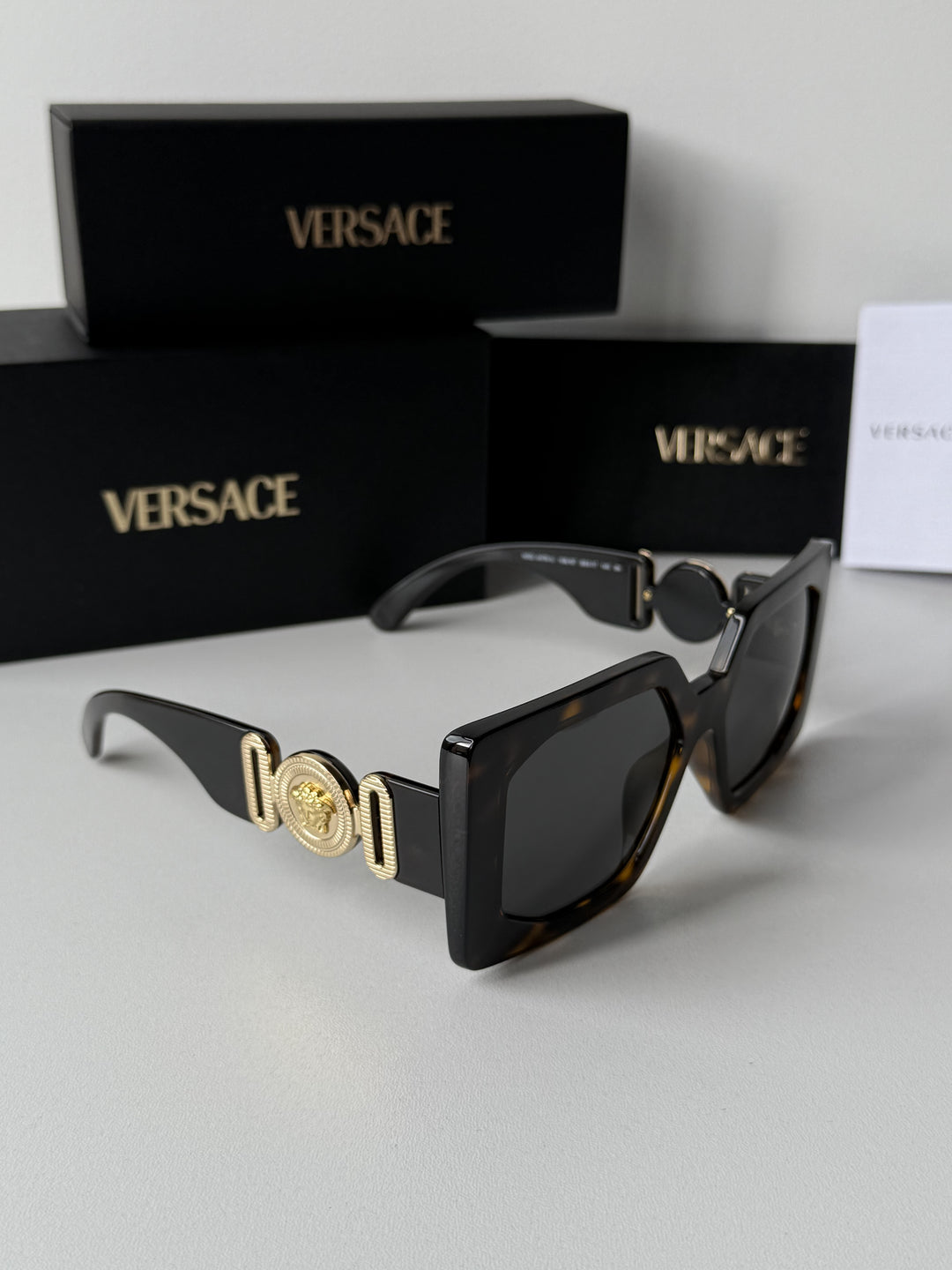 Versace VE4478U Sunglasses in Havana Brown