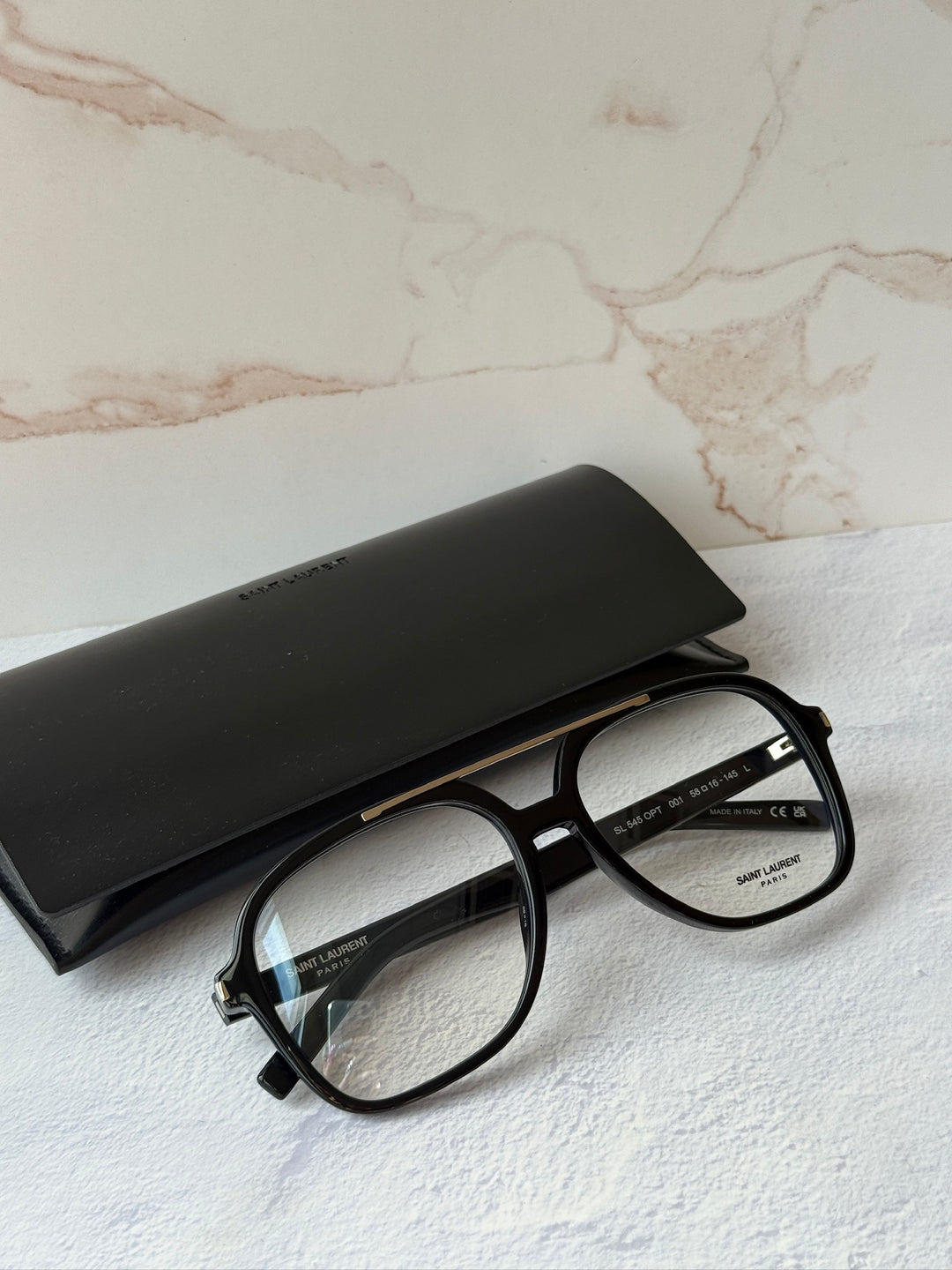 Saint Laurent SL545 Opt Aviator Frames in Black