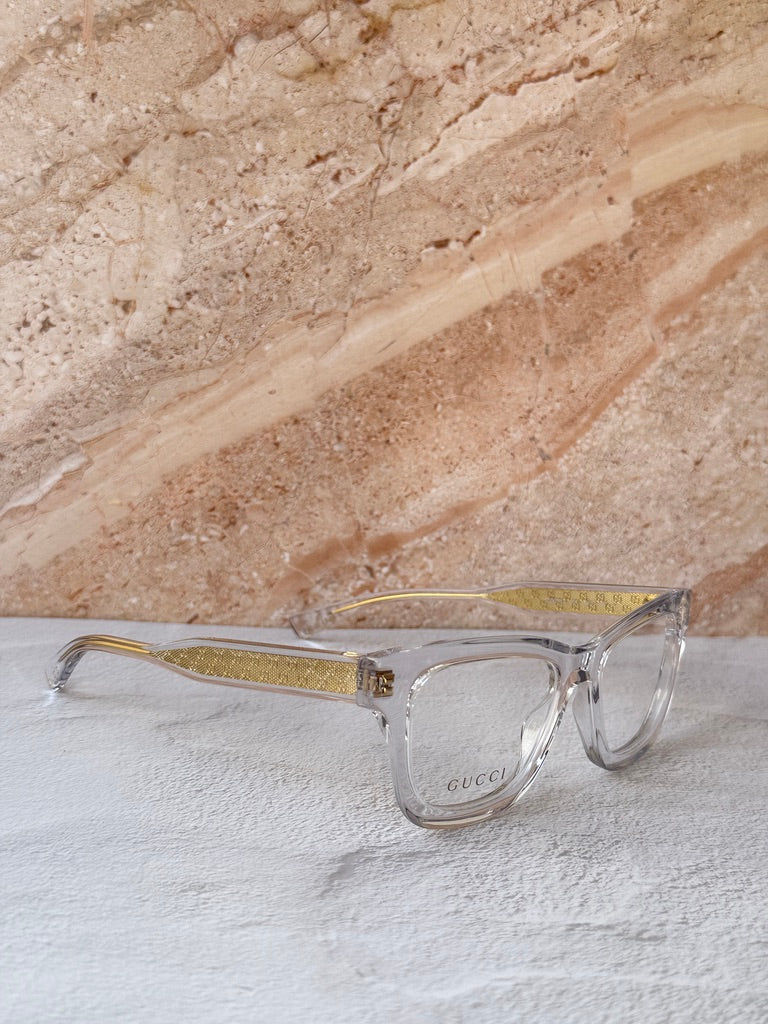 Gucci GG2066O Cat Eye Frames in Transparent Clear
