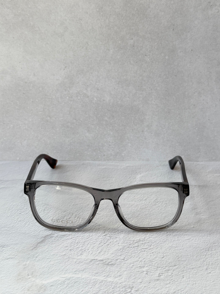Gucci GG0004O Square Eyeglasses Frames in Grey
