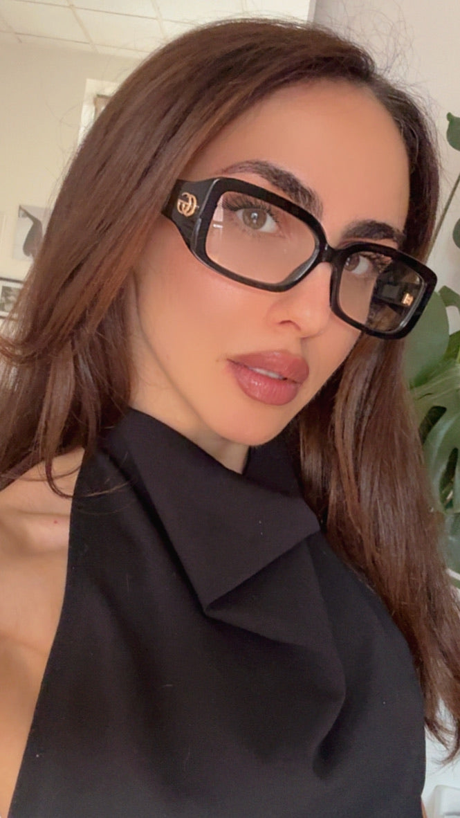 Gucci GG1406O Thick Rim Frames in Black