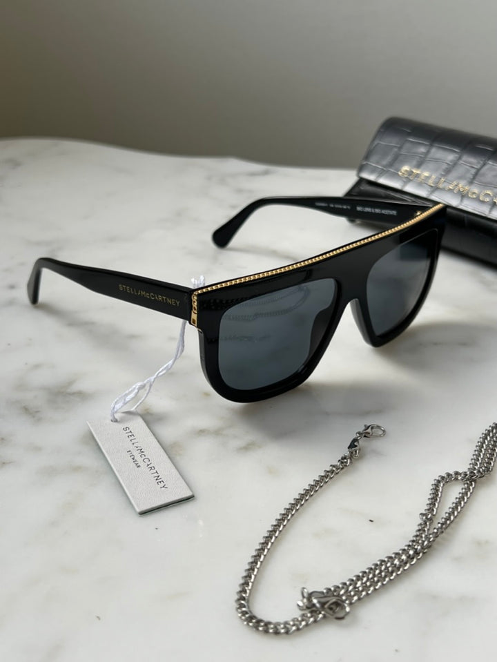 Stella McCartney SC40030I-Y Black Sunglasses