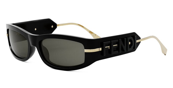 Final Price! Fendi FE40120I 01A Sunglasses NEW FENDI FE40120I 01A SHINY BLACK WOMEN SUNGLASSES FENDI | eBay main image 4