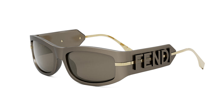 Fendi FE40120I Fendigraphy Bronze Wrap Sunglasses