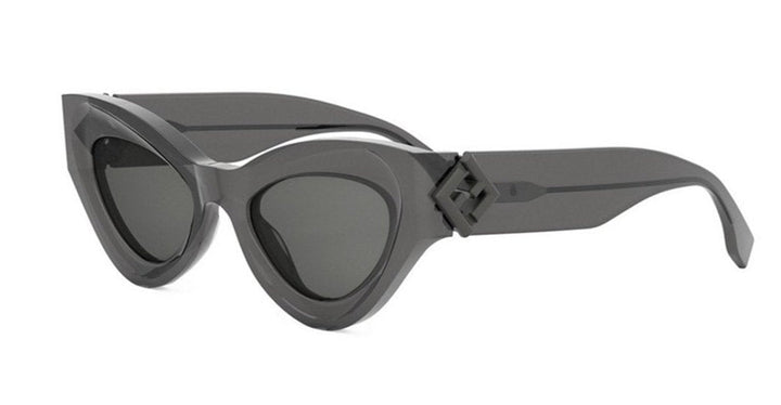 Fendi FF Diamonds FE40146I Cat Eye Sunglasses in Transparent Grey