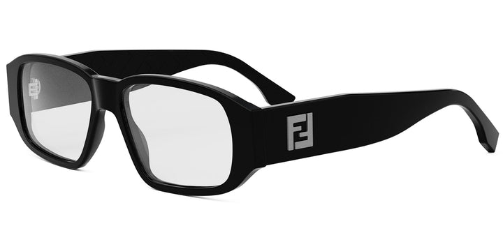 Fendi FE50115I Squared Unisex Black Frames