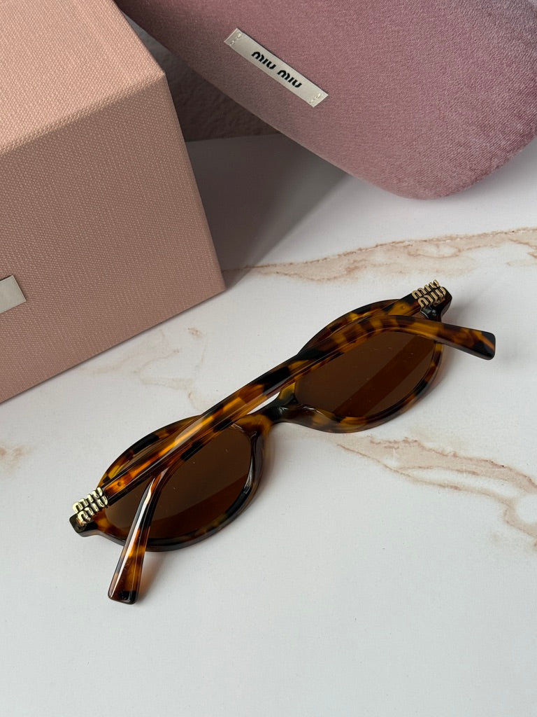 Miu Miu MU04ZS Light Havana Regard Sunglasses