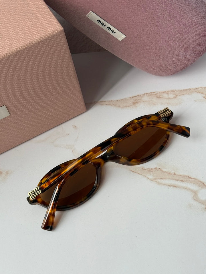 Miu Miu MU04ZS Light Havana Regard Sunglasses