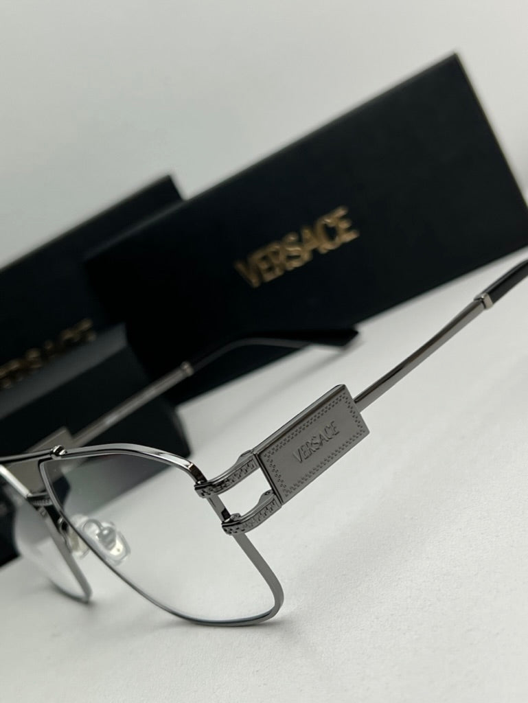 Versace VE1302 Pilot Frames in Gunmetal