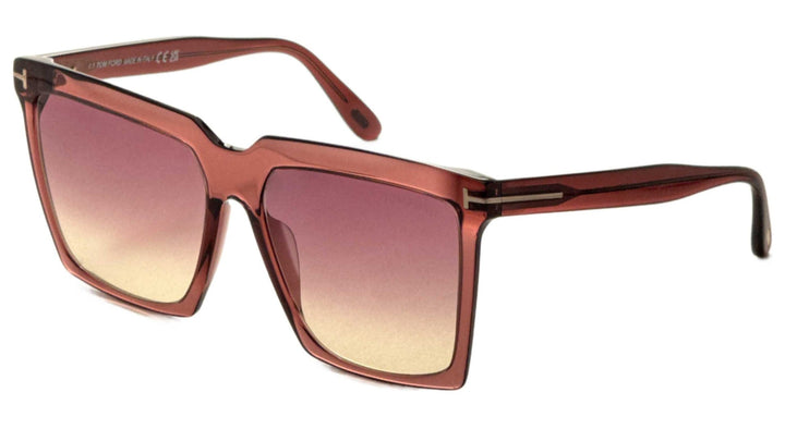 Tom Ford Sabrina FT0764 Pink Square Sunglasses