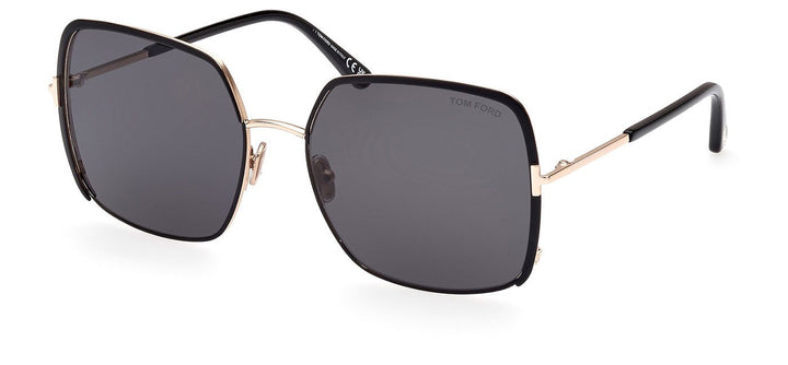 Tom Ford Raphaela FT1006 Square Sunglasses in Black