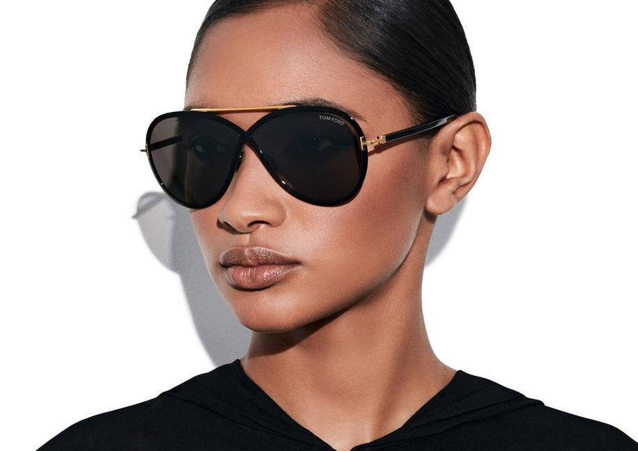 Tom Ford Rickie TF1007 Sunglasses in Brown