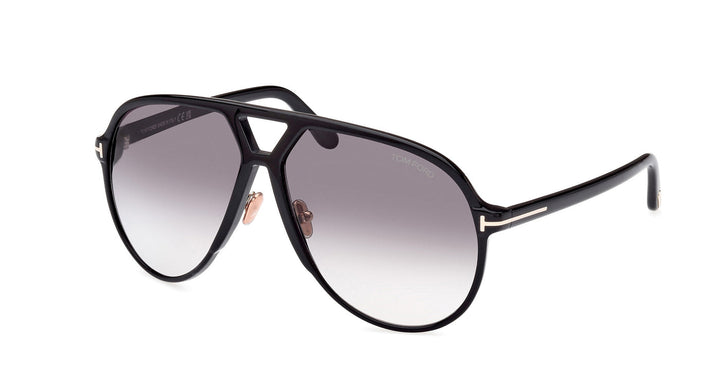 Tom Ford Bertrand FT1061 Aviator Sunglasses in Black