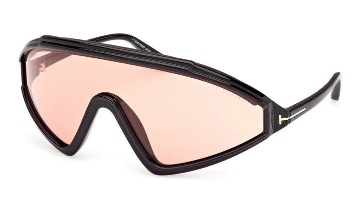 Tom Ford Lorna FT1121 Black Orange Sunglasses - Designer Daydream