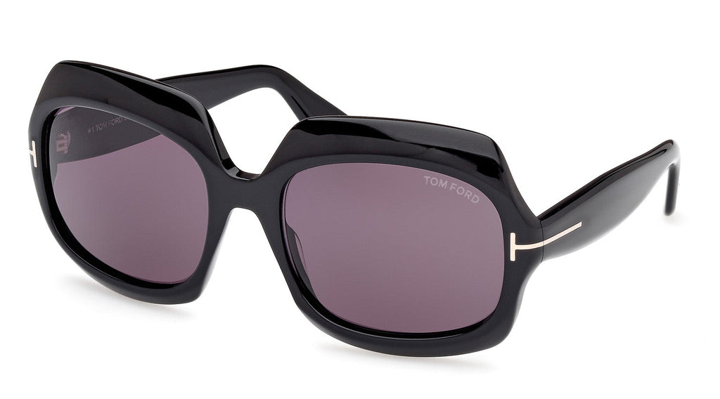 Tom Ford Ren FT1155 Square Sunglasses in Black | Designer Daydream