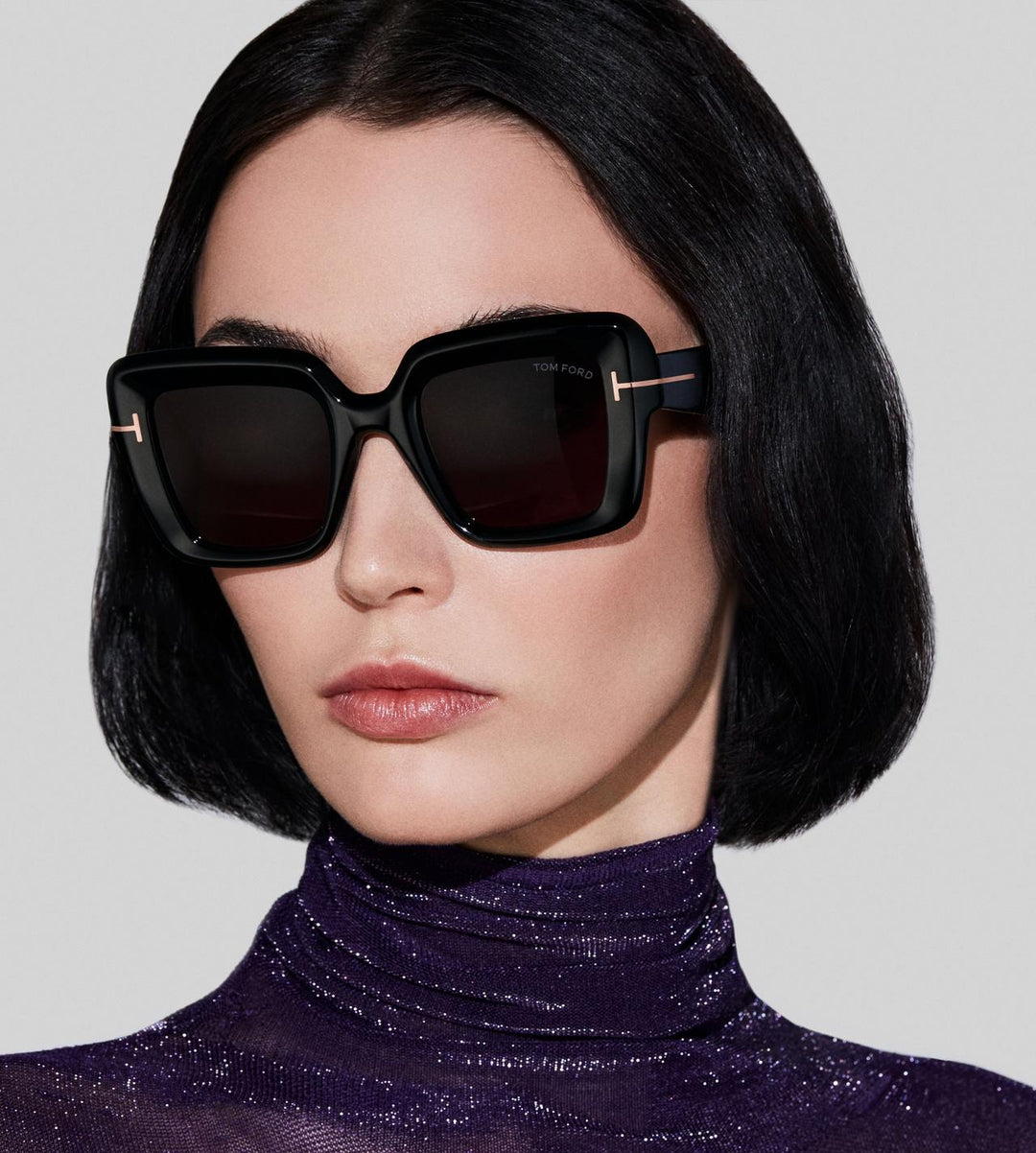 Tom Ford Esme FT1157 Square Sunglasses in Black