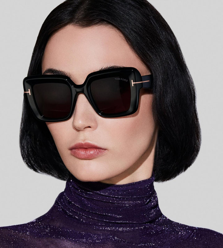 Tom Ford Esme FT1157 Square Sunglasses in Black