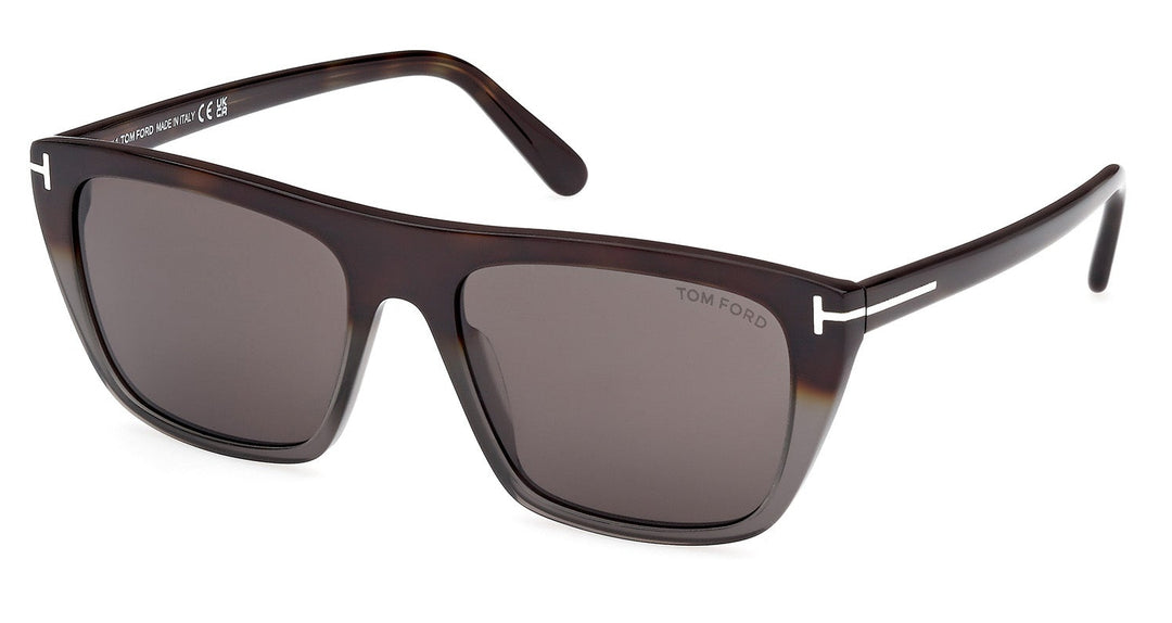 Tom Ford Aslan FT1175 Unisex Sunglasses in Colored Havana